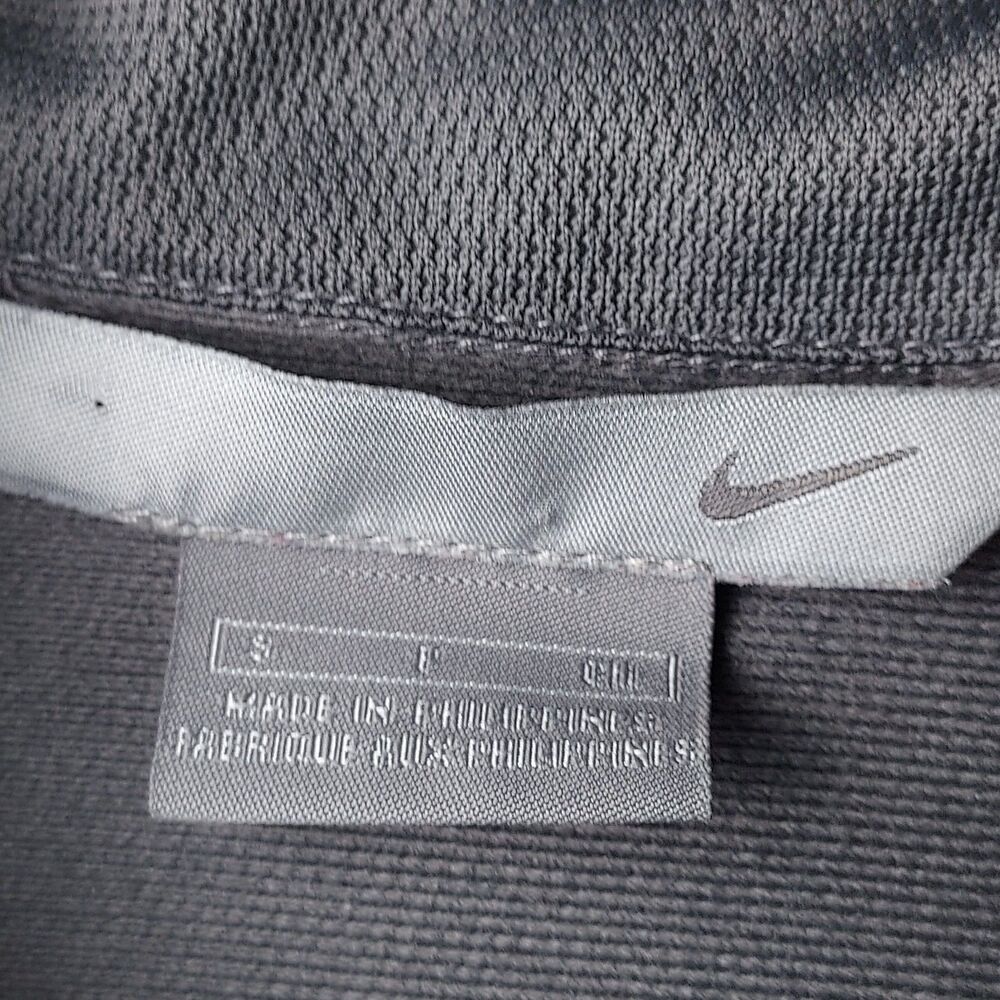 Nike Jacket Mens Small Gray Full Zip Y2K Activewear Light Weight Pockets - Picture 5 of 11